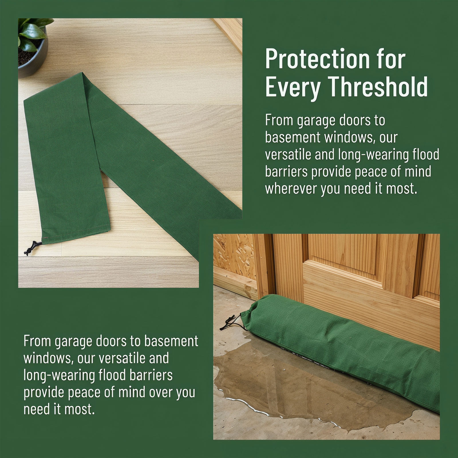 3 Adet Tuval Kumaşlı Su Bariye - Flood Barrier Bag incelemesi ve fiyatı